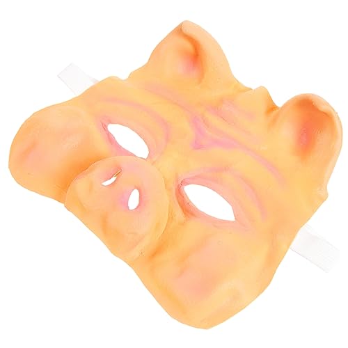 HAPINARY Gruseliger Schweinekopf Maskenball Zubehör Für Halloween, Für Halloween, Bühnenauftritte, Partymasken, Halbgesichts Kostüm Requisite, Tiermasken HAPINARY Gruseliger Schweinekopf Maskenball Zubehör Für Halloween, Für Halloween, Bühnenauftritte, Partymasken, Halbgesichts Kostüm Requisite, Tiermasken von HAPINARY