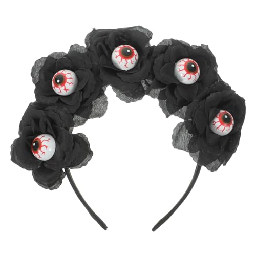 HAPINARY Halloween Haarschmuck Exaggerierter Kopfreif für Kostümpartys Leicht und Bequem Halloween Dekoration und Cosplay Einzigartiges Design für Vampir Looks und Spooky Events von HAPINARY