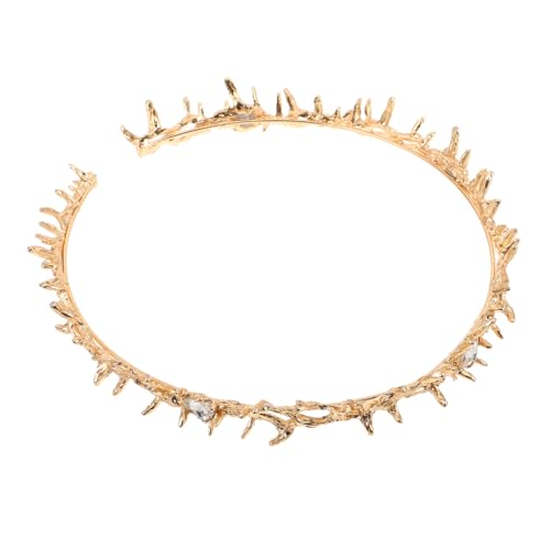HAPINARY Handgefertigtes Dornenkronen-haarreif Damen Halloween Party Zubehör Goldene Krone für Gothic Königin-kostüm Leicht Langlebig Kunstvoll Verarbeitet für Cosplay und Festliche Anlässe HAPINARY Handgefertigtes Dornenkronen-haarreif Damen Halloween Party Zubehör Goldene Krone für Gothic Königin-kostüm Leicht Langlebig Kunstvoll Verarbeitet für Cosplay und Festliche Anlässe von HAPINARY