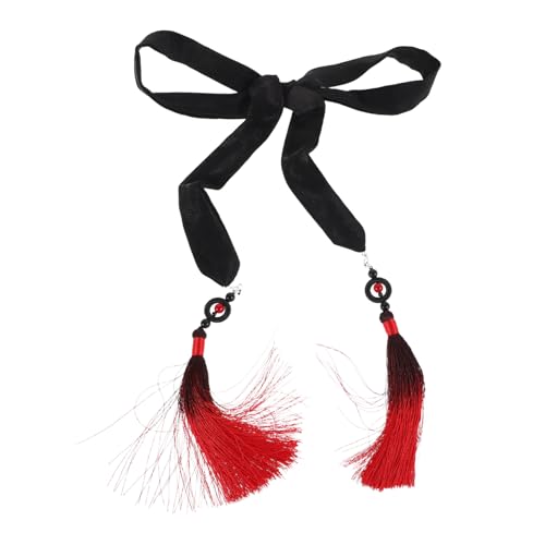 HAPINARY Hanfu Haarschmuck mit Farbverlauf Quasten Traditionelles Haarband Cosplay Haargummi für Männer und Frauen Leichter Bequemer Stirnband Haarschmuck für Traditionelle Kostüme von HAPINARY