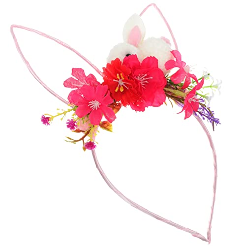 HAPINARY Hasenohren Haarreif Plüsch Bunny Ear Headband Party Kopfschmuck für Damen und Vielseitig für Karneval Kostüm und Fotoshootings Geeignet von HAPINARY