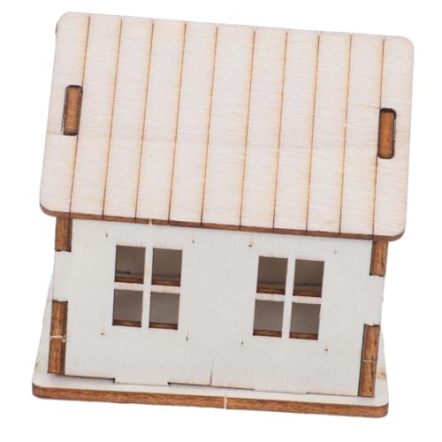 HAPINARY Holzhaus Bausatz für Erwachsene DIY Miniaturhaus aus Holz Modell Kleines Holzhaus ohne Kleber Anspruchsvolles Bastelset für Familien Dekoratives Miniaturhaus für Büro und Zuhause HAPINARY Holzhaus Bausatz für Erwachsene DIY Miniaturhaus aus Holz Modell Kleines Holzhaus ohne Kleber Anspruchsvolles Bastelset für Familien Dekoratives Miniaturhaus für Büro und Zuhause von HAPINARY