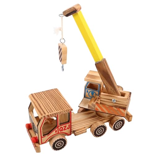 HAPINARY Kinderversammlung Crane Kranspielzeug für Pädagogische Holzspielzeuge Spielzeugfahrzeug aus Holz Simulation Kran Kranwagen-Modell Kran-Spielzeugmodell Metall HAPINARY Kinderversammlung Crane Kranspielzeug für Pädagogische Holzspielzeuge Spielzeugfahrzeug aus Holz Simulation Kran Kranwagen-Modell Kran-Spielzeugmodell Metall von HAPINARY