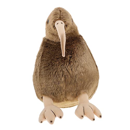 HAPINARY Kiwi Vogel Plüschtier Kuscheltier aus Langlebigem PP Baumwollmaterial Dekoratives Stofftier für Wohnzimmer Schlafzimmer Büro und Niedliche Gefüllte Tierpuppe Braun von HAPINARY