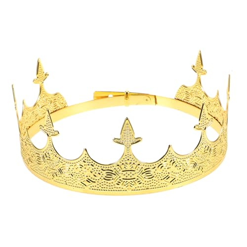 HAPINARY Königskrone für Männer Verstellbare Vintage Krone aus Leichtem Material für Hochzeiten Geburtstagsfeiern Halloween und Kostümpartys Design mit Einzigartigen Mustern für Perfekten von HAPINARY