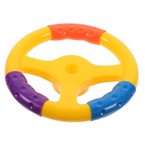 HAPINARY Lenkradspielzeug für Kleinkinder Buntes Einfach zu Montierendes Spielzeuglenkrad Kompatibel mit Schaukelautos und Fitnessrädern Vielseitiges Autozubehör für Kindergeburtstag und von HAPINARY