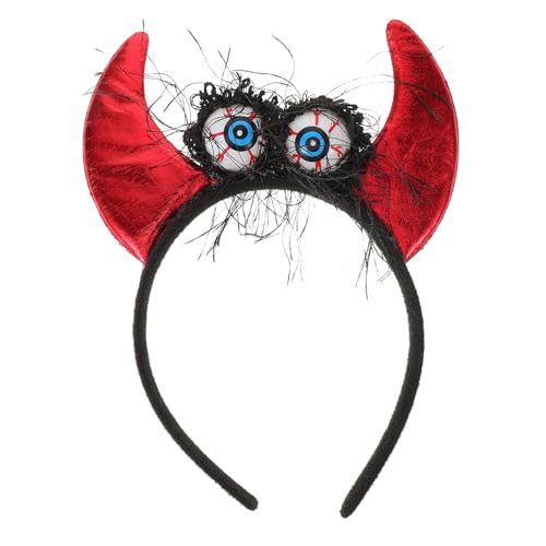 HAPINARY Leuchtendes Teufelshörner Haarreif für Halloween Kostüm Karneval Party Cosplay Performance Stirnband für Erwachsene und Jugendliche HAPINARY Leuchtendes Teufelshörner Haarreif für Halloween Kostüm Karneval Party Cosplay Performance Stirnband für Erwachsene und Jugendliche von HAPINARY