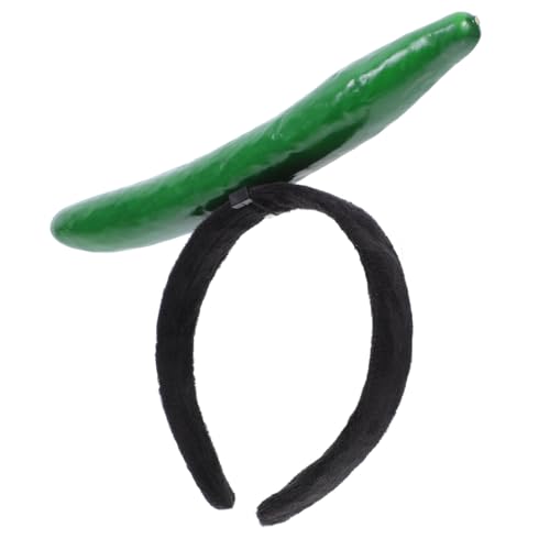 HAPINARY Lustiges Haarreif für Frauen Stirnband mit Gurkenmotiv Bequemes Haarschmuck accessoire für Party Fasching Cosplay und Kreative Kostüm events HAPINARY Lustiges Haarreif für Frauen Stirnband mit Gurkenmotiv Bequemes Haarschmuck accessoire für Party Fasching Cosplay und Kreative Kostüm events von HAPINARY