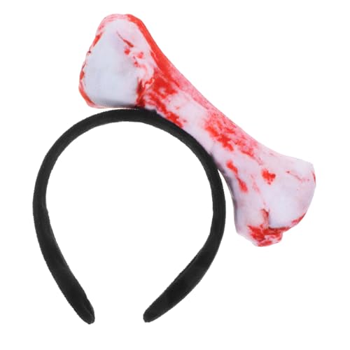 HAPINARY Lustiges Stoff Knochen Stirnband Weiches Bequemes Halloween Kostüm Accessoire für Party Hochzeit Make Up und Festival Vielseitiger Haarschmuck für Damen und Cosplay von HAPINARY