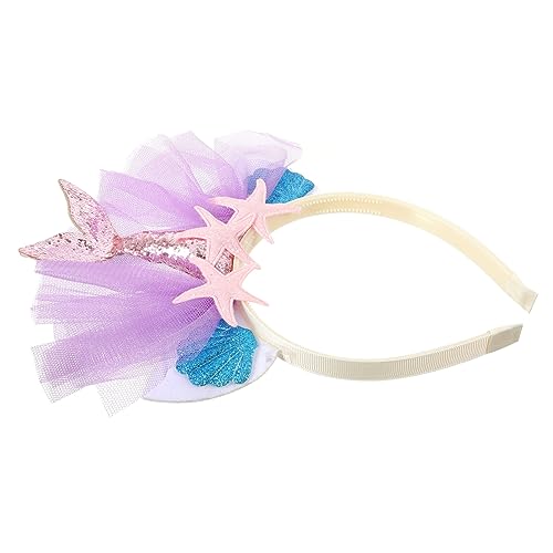 HAPINARY Meerjungfrau-haarreifen Für Kinder Glitzer-haarband Mit Netz Party-kopfschmuck Aus Haltbarem Material HAPINARY Meerjungfrau-haarreifen Für Kinder Glitzer-haarband Mit Netz Party-kopfschmuck Aus Haltbarem Material von HAPINARY