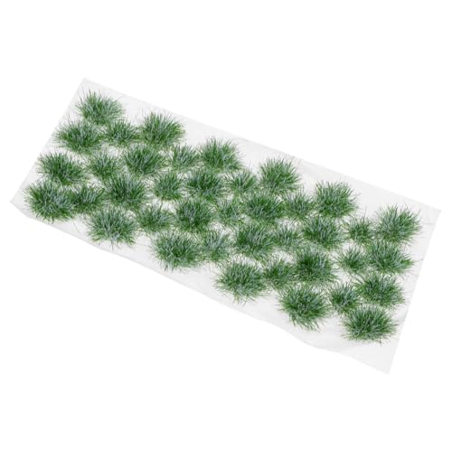 HAPINARY Micro Landscape Grasbüschel Statische Miniatur Grascluster für Modellbau Langlebige DIY Dekoration für Sandtisch Vielseitige Grüne Pflanzen für Diorama und von HAPINARY