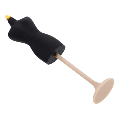 HAPINARY Mini Puppenständer für Kinderkleidung Design Tragbarer Leichter Schwarzer Kleidung Display Ständer Multifunktional für Puppenhaus Schmuck und Bastelmaterialien von HAPINARY