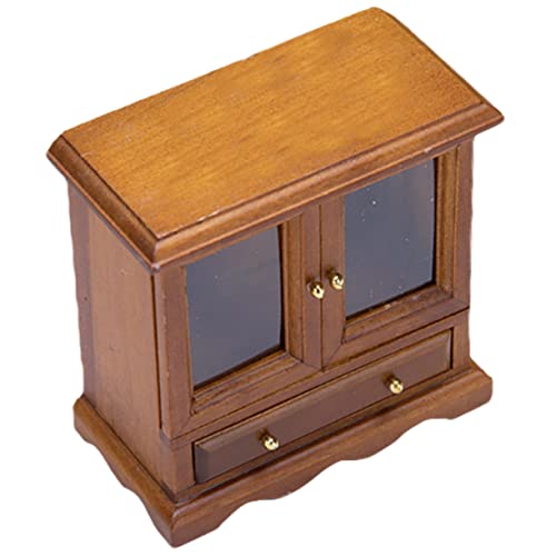 HAPINARY Miniaturmöbelmodell, Puppenmöbelmodell, Bezaubernder Minischrank, Hübscher Minischrank, Landschaftsbau, Minihausdekor, Puppenzubehör, Verschleißfester Minischrank, Minispielzeug von HAPINARY