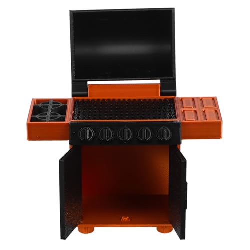 HAPINARY Modell Realistisches Puppenhaus Grillzubehör Detailgetreuer Outdoor Camping Grill Dekorationsspielzeug für Puppenhaus und Sammler von HAPINARY
