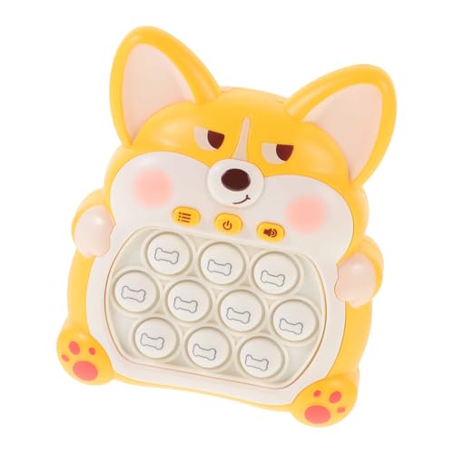 HAPINARY Multifunktionale Schnell Push Bubble Spielmaschine Stressabbau Fidget Toy Tragbares Handheld Druckspielzeug für Fördert Kreativität und Hand Auge Koordination Orange von HAPINARY