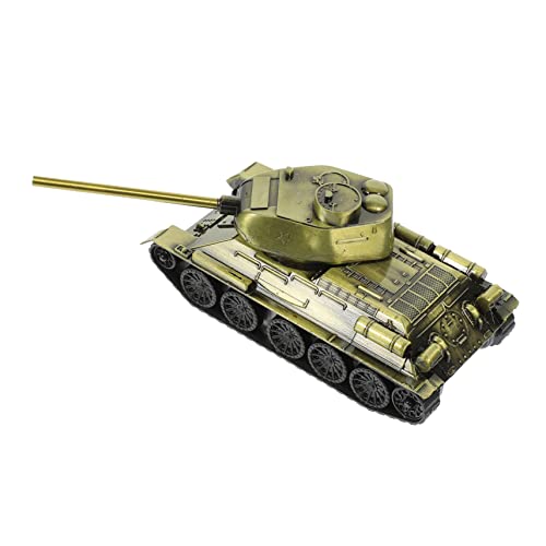HAPINARY Panzermodell Panzerspielzeug Spielzeuge Modelle Ornament Tischmodell aus Metall Desktop-Modelldekore Schreibtisch Metalldose Alu-Tank Kunsthandwerk schmücken von HAPINARY