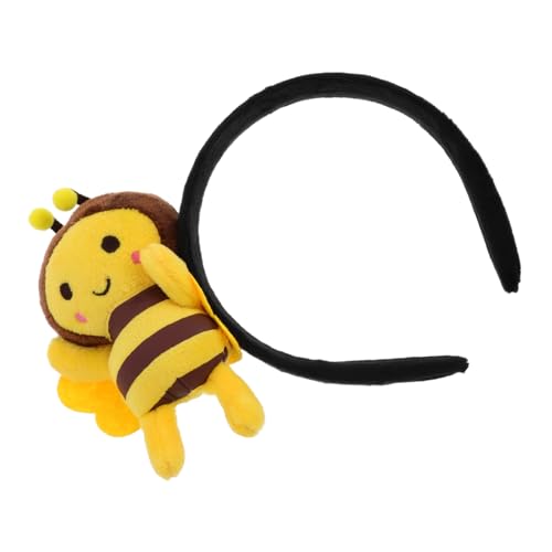HAPINARY Plüsch Bienen Stirnband Realistische Biene Weiches Haarreif Haarschmuck für Damen und Cosplay Halloween Party Accessoire von HAPINARY