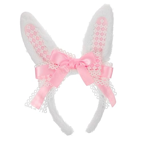 HAPINARY Plüschige Kaninchenohren Haarband für Niedliches Cosplay Zubehör für Halloween Weihnachten Karneval und Themenpartys von HAPINARY