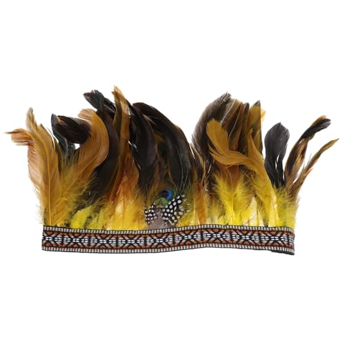 HAPINARY Plumage Haarband Damen Party Haarschmuck Stirnband Stilvolles Langlebiges Headpiece für Erwachsene Geeignet für Kostüm und Themenpartys Modisches Bequemes Accessoire von HAPINARY