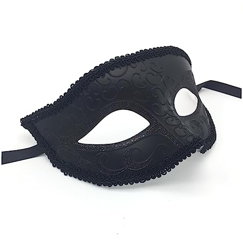 HAPINARY Kleider schwarze Kostümmaske Auffallende Maske Halloweenkostüm kostüme für maskenball kleidung Maskerade-Maske Partymaske Maskerade Kostüm Augenmaske bilden Halloween-Maske von HAPINARY