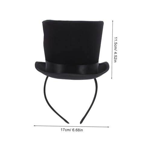 HAPINARY Schwarzer Banquet Hut Klein Leicht Angenehm zu Tragen Festlicher Kopfschmuck für Cosplay Bühnenauftritte und Feierlichkeiten Geeignet HAPINARY Schwarzer Banquet Hut Klein Leicht Angenehm zu Tragen Festlicher Kopfschmuck für Cosplay Bühnenauftritte und Feierlichkeiten Geeignet von HAPINARY