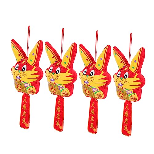 HAPINARY Spielzeug Hase Funktion Kleintierspielzeug Maskottchen Zum Jahr des Hasen Ausgestopfter Hasenanhänger Bezaubernde Hasenpuppe HAPINARY Spielzeug Hase Funktion Kleintierspielzeug Maskottchen Zum Jahr des Hasen Ausgestopfter Hasenanhänger Bezaubernde Hasenpuppe von HAPINARY