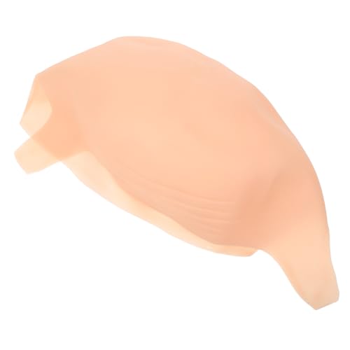 HAPINARY Theatrical Bald Cap aus Langlebigem Gummi Realistische Glatzenkappe mit Dehnbarem Design für Halloween Cosplay Theater Makeup Wiederverwendbar Unisex Kopfhautabdeckung Hautfarbene von HAPINARY