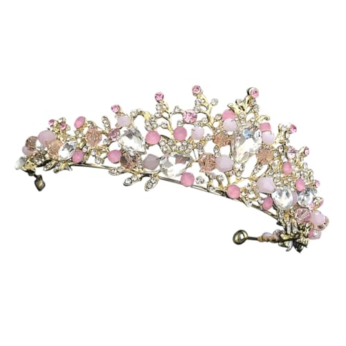 HAPINARY Tiara Geburtstag Krone mit Kristalldesign Leichtes Bequemes Geburtstags Accessoire für Mädchen Geeignet für Partys Fotorequisiten Zarte Rosa Kopfbedeckung HAPINARY Tiara Geburtstag Krone mit Kristalldesign Leichtes Bequemes Geburtstags Accessoire für Mädchen Geeignet für Partys Fotorequisiten Zarte Rosa Kopfbedeckung von HAPINARY