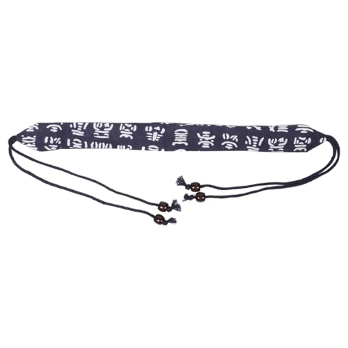 HAPINARY Verstellbares Langes Seil Stirnband Chinesischer Stil Schickes Hanfu Cosplay Haarband Atmungsaktives Baumwoll Sport Stirnband Unisex Geeignet für Fitness und Traditionelle Kostüme von HAPINARY