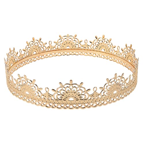 HAPINARY Vintage Königskrone Herren Cosplay Haarschmuck Stilvolles Stirnband für Fasching Geburtstag Party Karneval Zubehör von HAPINARY