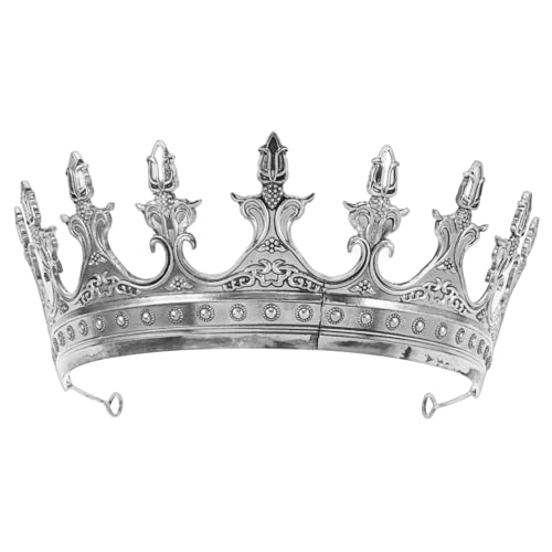HAPINARY Vintage Königskrone für Erwachsene Königliches Diadem mit Komfortablem Sitz Edles Palast Design für Bühne Hochzeit Halloween Party und Festliche Anlässe von HAPINARY