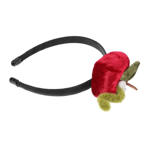 HAPINARY Vintage Rotes Apfel stirnband aus Weichem Samt Niedliches Dreidimensionales Haar accessoire für Weihnachten und Festliche Anlässe Elastisch und Angenehm zu Tragen für Damen HAPINARY Vintage Rotes Apfel stirnband aus Weichem Samt Niedliches Dreidimensionales Haar accessoire für Weihnachten und Festliche Anlässe Elastisch und Angenehm zu Tragen für Damen von HAPINARY