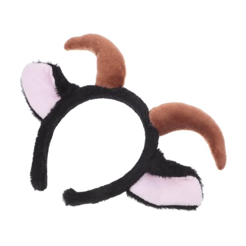 HAPINARY Weiches Flauschiges Stirnband Mit Schafsohren Haarband Make-up-zubehör Für Kinder Und Erwachsene Weihnachtsfeier Cosplay Verkleiden von HAPINARY