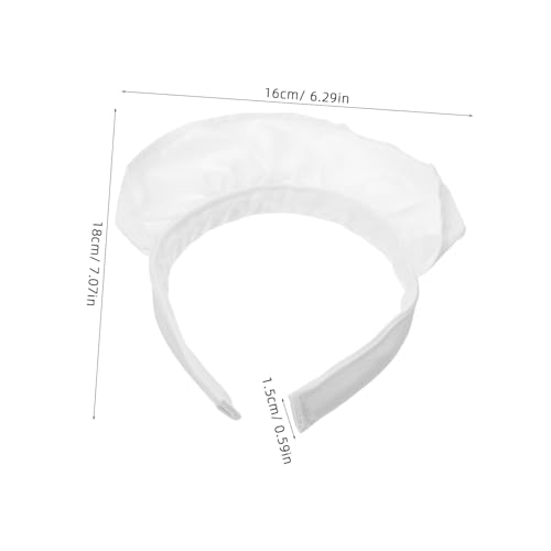 HAPINARY Weißes Rüschen Haarreif Damen Maid Cosplay Stirnband Festival Haarschmuck für Party und Rollenspiel HAPINARY Weißes Rüschen Haarreif Damen Maid Cosplay Stirnband Festival Haarschmuck für Party und Rollenspiel von HAPINARY