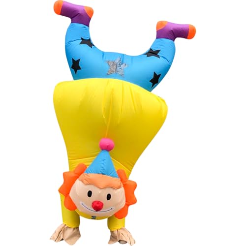 HAPNBCELE Aufblasbares Kostüm für Erwachsene, aufblasbarer Clown-Uniform, Urlaub, Party, Outfit, Cartoon, lustiger Anzug HAPNBCELE Aufblasbares Kostüm für Erwachsene, aufblasbarer Clown-Uniform, Urlaub, Party, Outfit, Cartoon, lustiger Anzug von HAPNBCELE