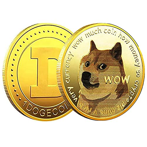 HARPIMER Dogecoin Münze Doge Münze Gedenkmünze Limited Edition Sammlermünze mit Schutzhülle 1 STÜCK HARPIMER Dogecoin Münze Doge Münze Gedenkmünze Limited Edition Sammlermünze mit Schutzhülle 1 STÜCK von HARPIMER