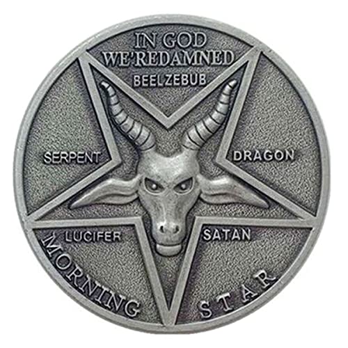HARPIMER Lucifer Münze Pfingsten Lucifer Morningstar Münze, Satansmünze, Cosplay-Zubehör, Filmkostüm, Requisiten-Geschenk HARPIMER Lucifer Münze Pfingsten Lucifer Morningstar Münze, Satansmünze, Cosplay-Zubehör, Filmkostüm, Requisiten-Geschenk von HARPIMER