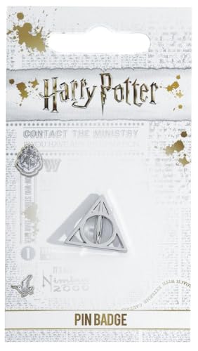 Harry Potter Heiligtümer des Todes Unisex Pin silberfarben Zinklegierung Fan-Merch, Filme Harry Potter Heiligtümer des Todes Unisex Pin silberfarben Zinklegierung Fan-Merch, Filme von Harry Potter