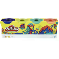 HASBRO E4867ES0 PLAY-DOH 4er-Pack Wild, 112g-Dosen von HASBRO Play-Doh