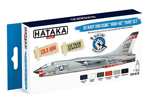 HATAKA HTK-BS18 US Navy and USMC high-viz Paint Set von HATAKA