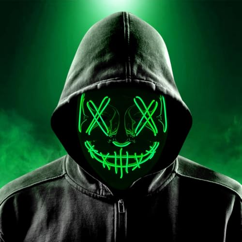 Halloween Maske, Horrormaske mit 3 Modi, Maske Totenkopf Mask, für Kostümspiele Cosplays Feste und PartysMaskerade, Geschenke A Halloween Maske, Horrormaske mit 3 Modi, Maske Totenkopf Mask, für Kostümspiele Cosplays Feste und PartysMaskerade, Geschenke A von HATFRYF