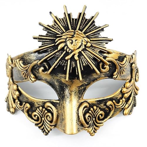 Venezianische Retro-Maske für Herren, Maskenball-Maske für Herren, Kunststoffmasken, Halloween, Karnevalsmasken für Venedig-Kostüme Venezianische Retro-Maske für Herren, Maskenball-Maske für Herren, Kunststoffmasken, Halloween, Karnevalsmasken für Venedig-Kostüme von HATFRYF