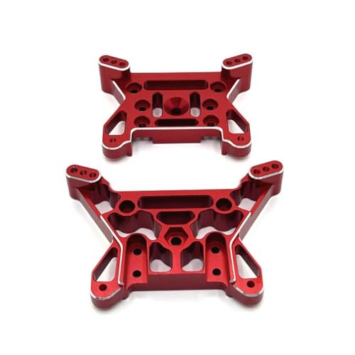 1/10 RC -Auto 10208 Metalllenker Lenkbecher Naben -Hub -Hub -Träger vordere Heckschwung Arm Link Stab Stange Schockturm Upgrade Teile kompatibel mit 1 10 -Skala -RC -Modellen(Shock Tower) von HAUTFENM