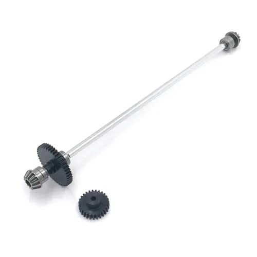 124007 124016 124017 124018 124019 Mittelantriebswellenbaugruppe Reduktion 27T Motor Zahnrad 1 12 Skala RC -Auto -Upgrade -Teile, die mit verschiedenen 1 12 RC -Modellen kompatibel sind(Silver B) von HAUTFENM