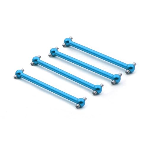 4pcs Metallantriebswelle Dogbone A959-07 Upgrade-Teile für 1 18-Skala-RC-Autos kompatibel mit A959B A949 A959 A969 A979 K929 Himoto E18 Spino-Modelle(Blue) von HAUTFENM