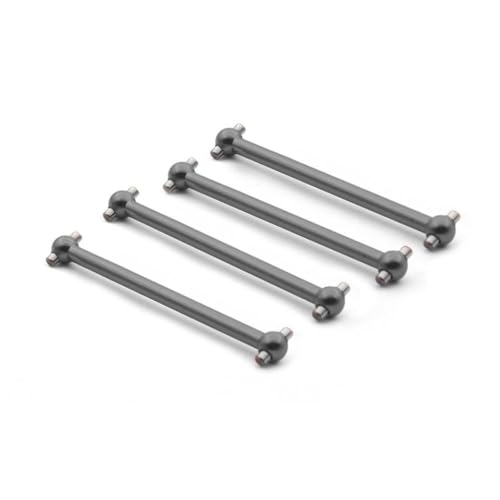 4pcs Metallantriebswelle Dogbone A959-07 Upgrade-Teile für 1 18-Skala-RC-Autos kompatibel mit A959B A949 A959 A969 A979 K929 Himoto E18 Spino-Modelle(Grey) von HAUTFENM