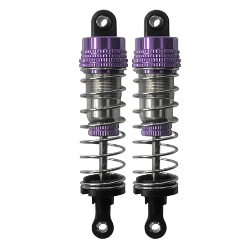 73 mm 80 mm Metallöl -Stoßdämpferdämpfer, kompatibel mit H16H H16E H16P 16207 16208 16209 16210 Modelle passt zu verschiedenen 1/16 RC CARS -Aufrüstungsteile von 1/16 Skala.(2pcs 80mm Purple) von HAUTFENM