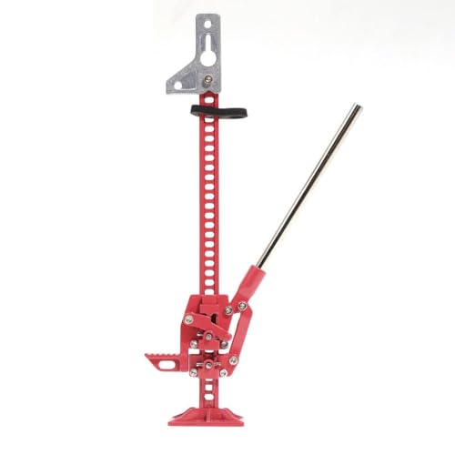 HAUTFENM 1/10 RC Crawler Car Metal Slideable Jack Tool Simulation Teil kompatibel mit Crawler Accessoires III III(Red) von HAUTFENM