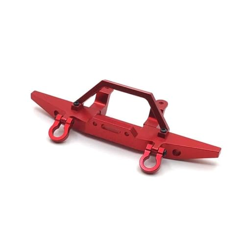 HAUTFENM 1/12 RC -Auto -Metall -Vordere -Stoßfängerzubehör kompatibel mit MN99S MN D91 D96 D99S MN90 MN99 Modelle(Red) von HAUTFENM