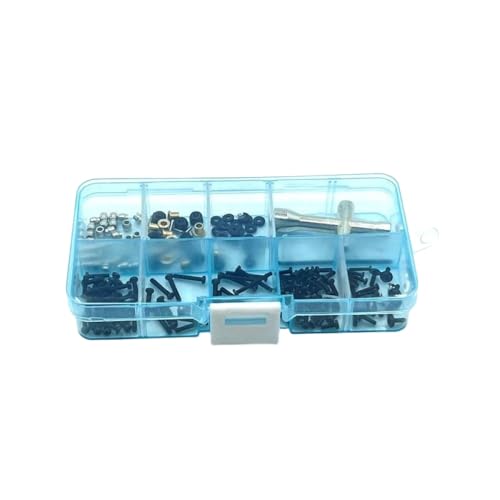 HAUTFENM 1/24 FMS RC Crawler Car Reparaturwerkzeuge mit M1 6 M2 Schraubenhülsen -Hex -Schraubenschlüsselzubehör kompatibel mit 124 -Skalierungsmodellen von HAUTFENM